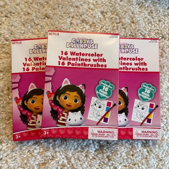 Gabby's Dollhouse Valentine's 3 Packs - Picture 1 of 3